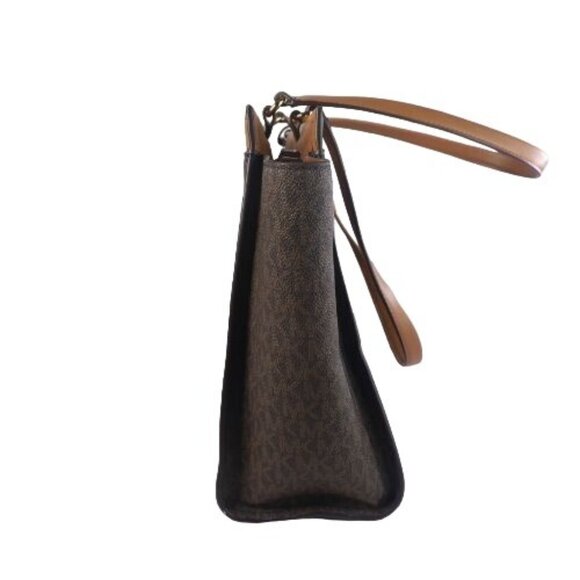 Michael Michael Kors Graham Logo Large Top Zip Tote - Brown/acorn - Picture 6 of 9